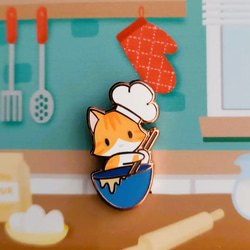 ハロウィン】 かわいいネコのかぼちゃに入ったピンバッチ ピンバッチ