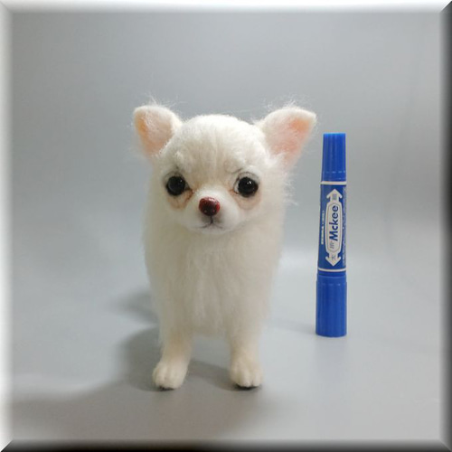 もも様 羊毛フェルト チワワ ハンドメイド 犬 羊毛フェルト チワワ 犬 ハンドメイド 置物 - メルカリ