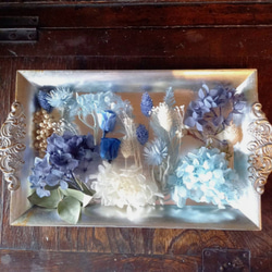 涼し気カラー・ハーバリウム花材・花材セット 1枚目の画像