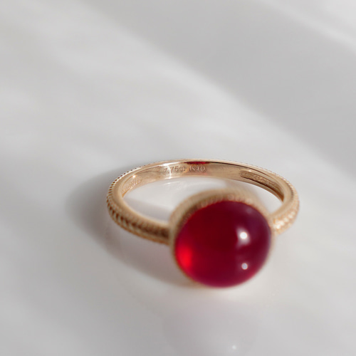 loiseaubleu 様オーダー【10K】7.75ct ルビー リング 16号 指輪 