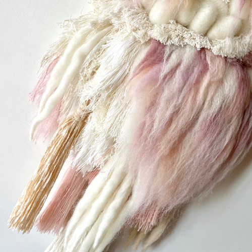 一点もの】流木 ウィービングタペストリー 『Sea anemone.2』