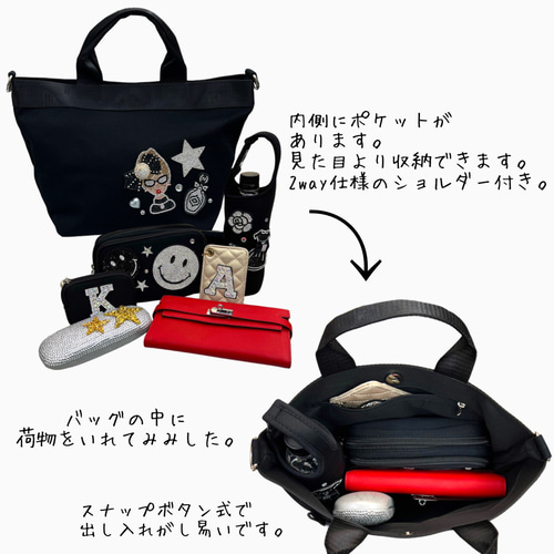 ニコちゃんバック トートバッグ スマイリーフェイス ニコちゃん CALIFORNIA