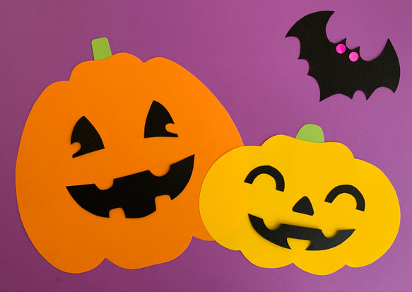 【 ハロウィン 】かぼちゃ おばけ 保育 製作 キット 5セット 3枚目の画像