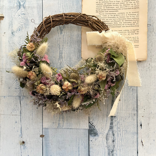 スモークツリー*ドライフラワー*ハーフリース ドライフラワー ＊COCO