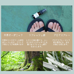 【携帯に便利】オーガニックアロマ虫除けスプレー・アンチバグ/おしゃれなガラスボトル+容量100ml 5枚目の画像
