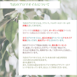 【携帯に便利】オーガニックアロマ虫除けスプレー・アンチバグ/おしゃれなガラスボトル+容量100ml 11枚目の画像