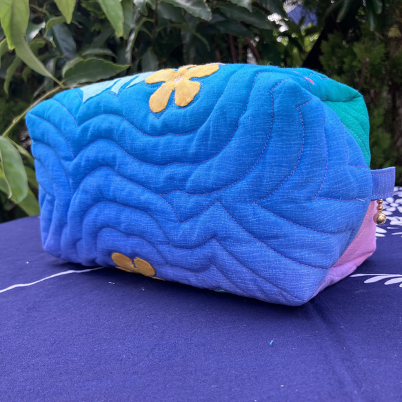 パンの木の大きめポーチ　受注製作 9枚目の画像