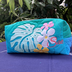 パンの木の大きめポーチ　受注製作 8枚目の画像