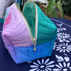 パンの木の大きめポーチ　受注製作 11枚目の画像