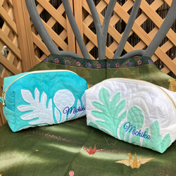 パンの木の大きめポーチ　受注製作 6枚目の画像