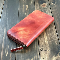 ROCADO italy ロカド シェルコードバン 二つ折り財布 ワインレッド 4730dbd352efed1dce9bb4b7d1e908