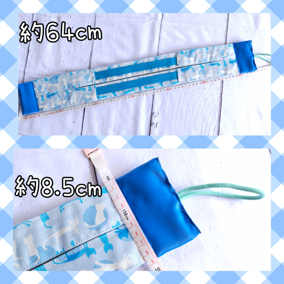 じゃばらエコバッグ 引っ張ると簡単にたためるエコバッグ Ｍサイズ 2枚目の画像