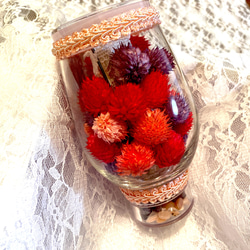 フラワーガラス万華鏡 ＊天然石万華鏡＊ 万華鏡 フラワー 天然石