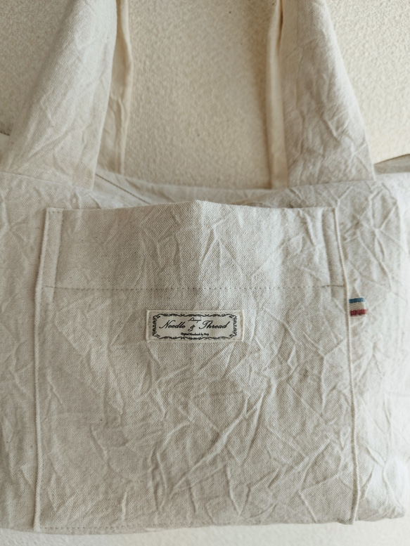 Creema限定 夏の福袋  ファスナーショルダーバッグ + ミニ手さげバッグ + ボックス ミニ ポーチ c 4枚目の画像