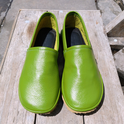 ◆新色淺綠◆共5000雙◆柔軟易穿◆可愛成人皮鞋◆21.5cm至29cm◆新款鞋底◆300g 第8張的照片