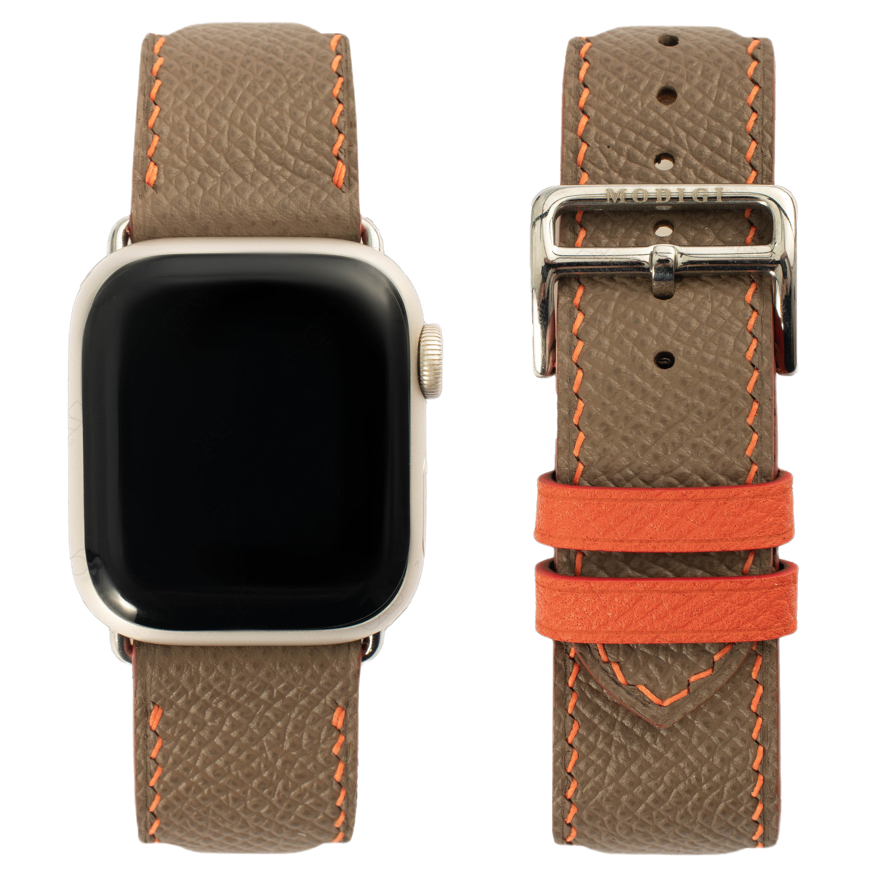 MODIGI アップルウォッチレザーベルト本革 40mm 41mm 42mm 45mm 46mm 49mm