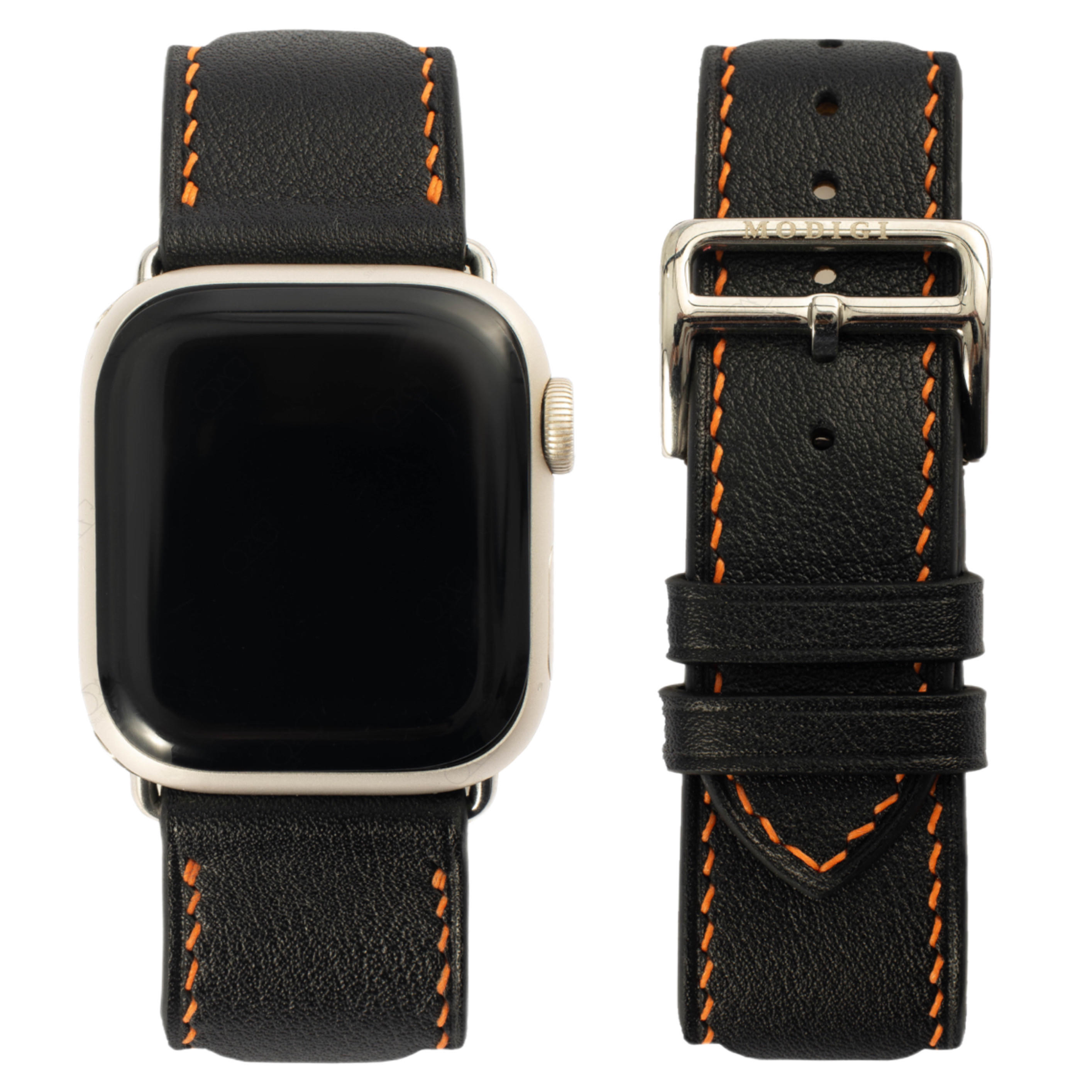1127 Apple Watch エルメス　ブラック　アップルウォッチ　レザー