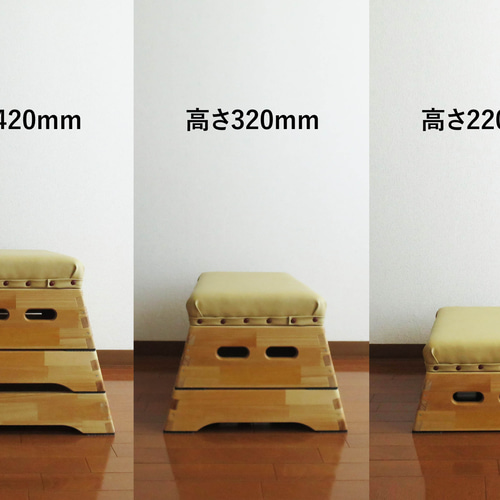 TOBIBAKO BENCH 自宅で楽しむ跳び箱 国産 日本製 トレーニングベンチ