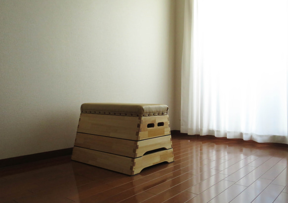 TOBIBAKO BENCH　自宅で楽しむ跳び箱　国産　日本製　トレーニングベンチ　健康　ストレッチ 5枚目の画像