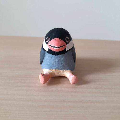 手のひらからちょこんと桜文鳥さん その他人形 ひなき 通販｜Creema 