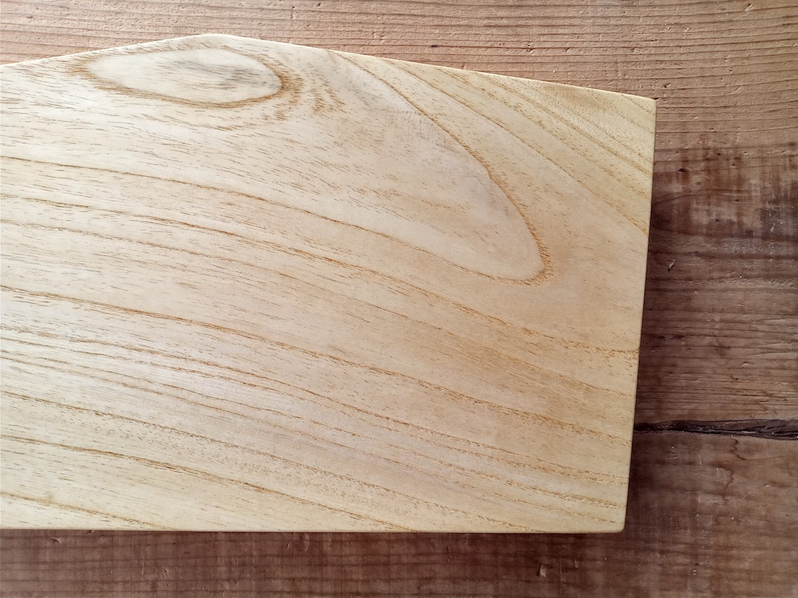 【木製看板製作】 一枚板 青桐 22.5cm×39cm / 無垢 ５角