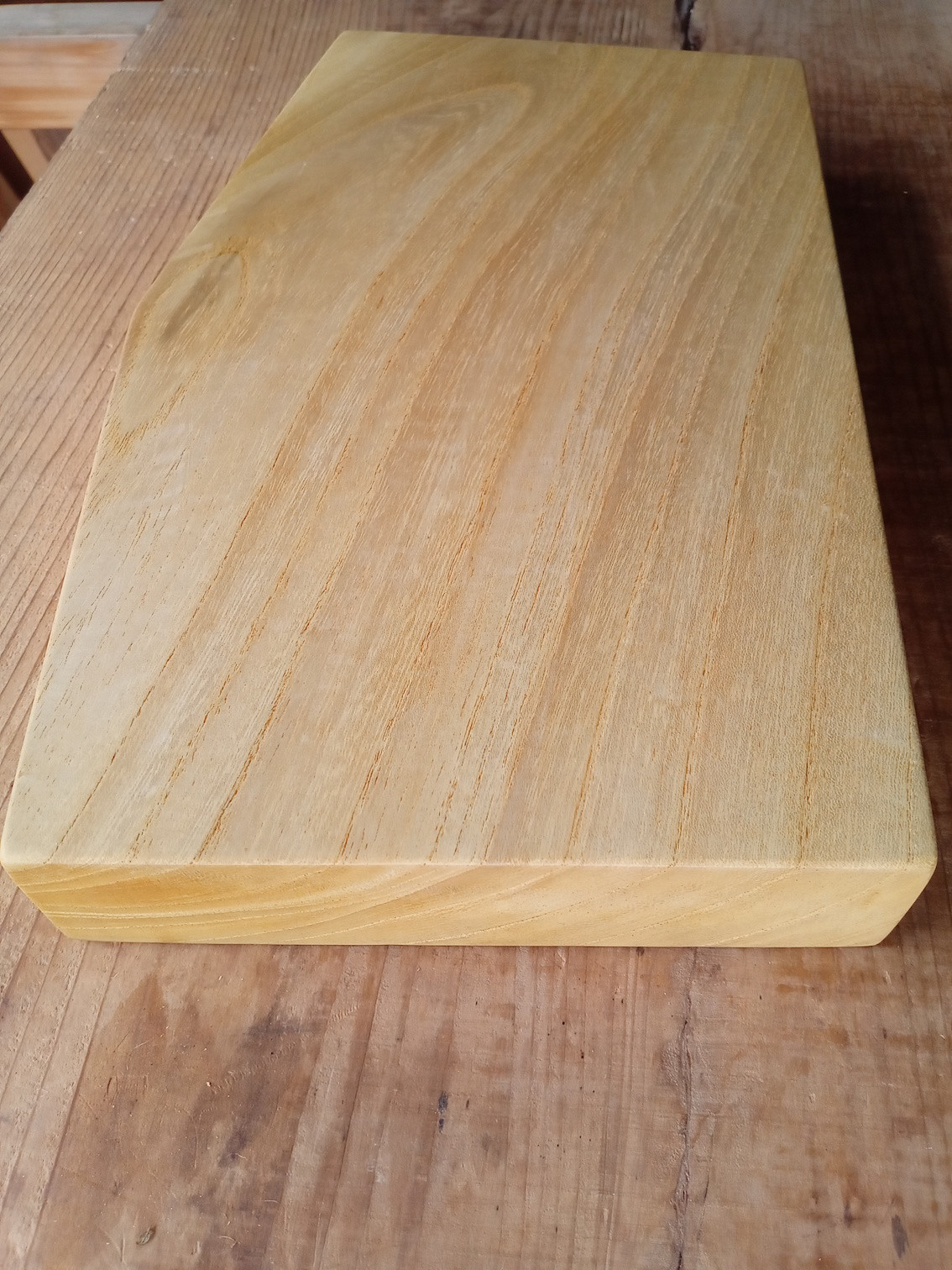 【木製看板製作】 一枚板 青桐 22.5cm×39cm / 無垢 ５角