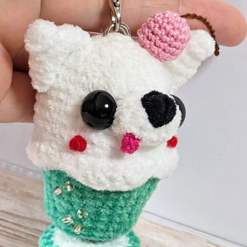 チワワ あみぐるみ キーホルダー