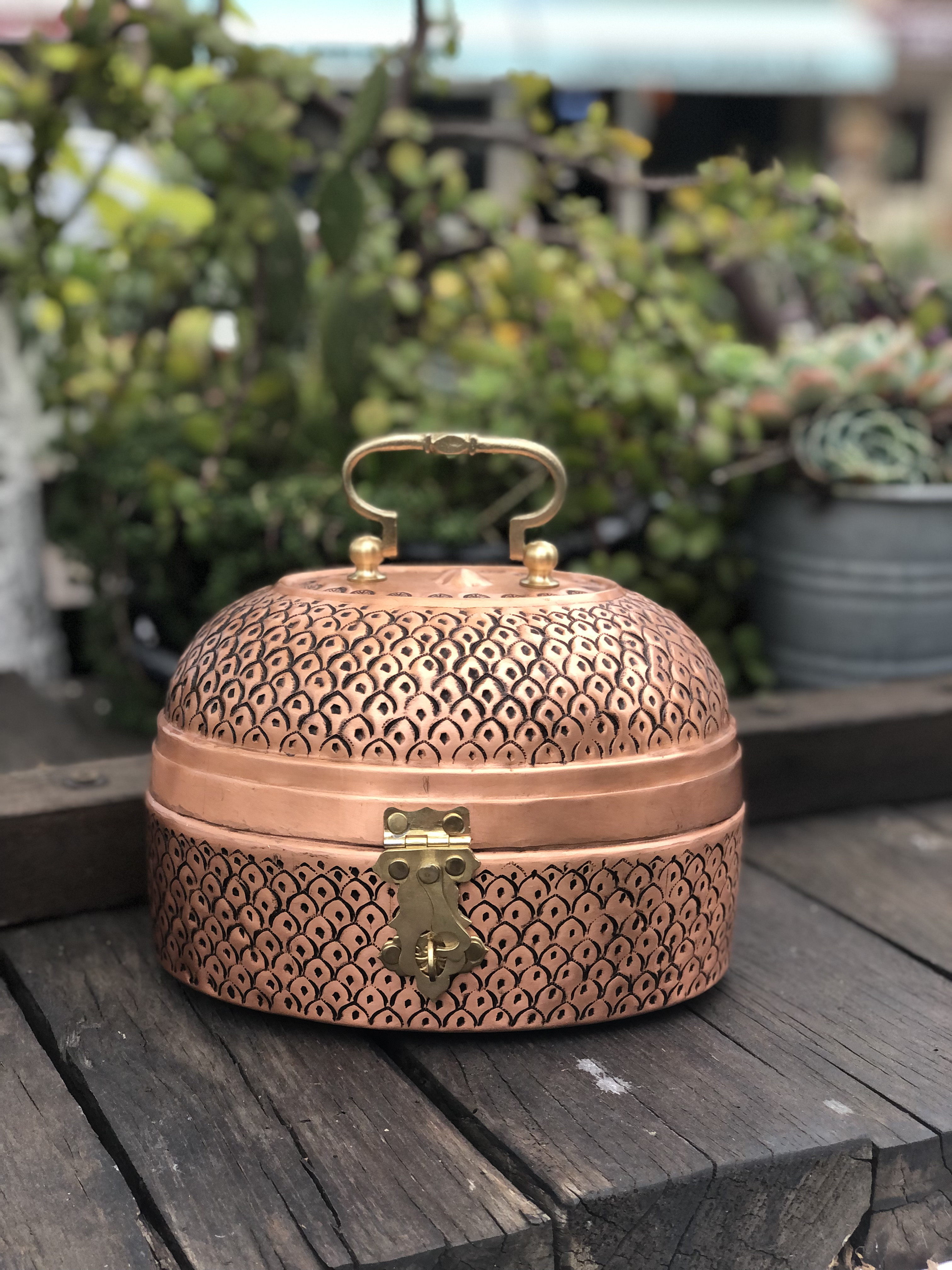 東トルコ製・銅製(真鍮)・ボックス 11,550円