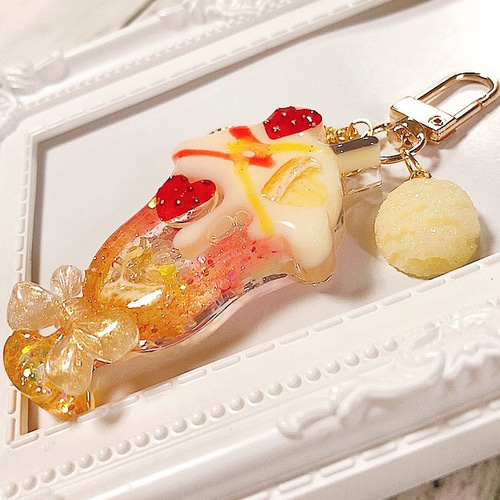Bell＊Cafe フェイクスイーツデコ キーホルダー チャーム セット