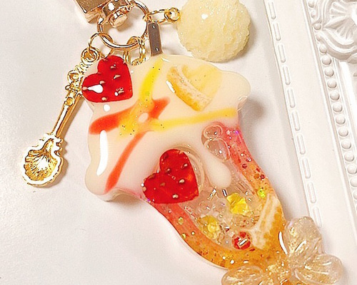 Bell＊Cafe フェイクスイーツデコ キーホルダー チャーム セット