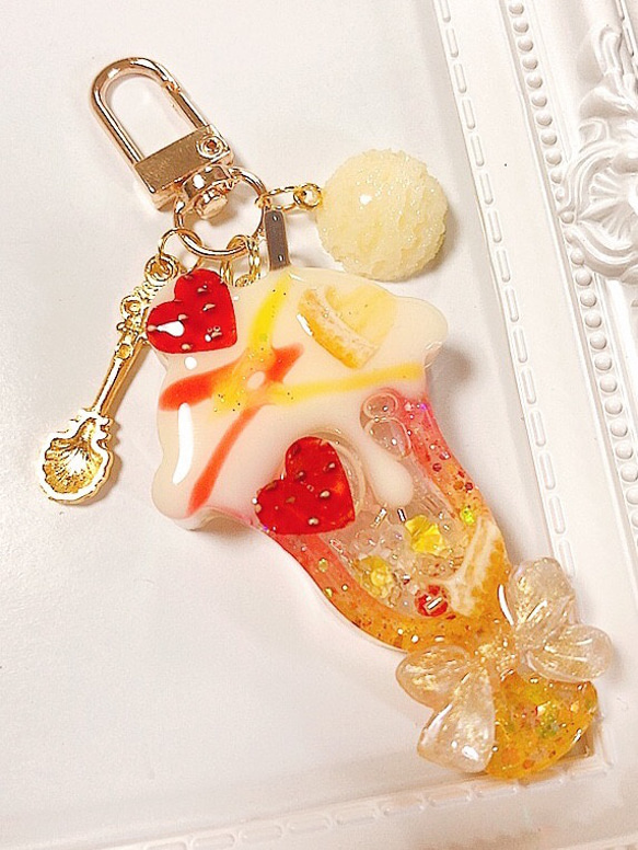 Summerソーダ トラ シャカシャカキーホルダー フェイクスイーツ