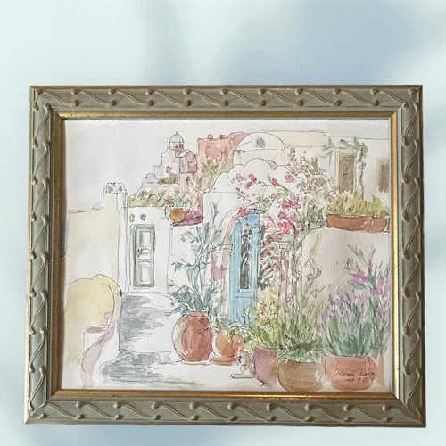 晩秋 水彩画 (270×240㎜) 【公式通販】