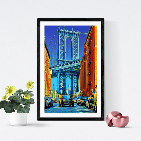 New York ニューヨークマンハッタン絵画