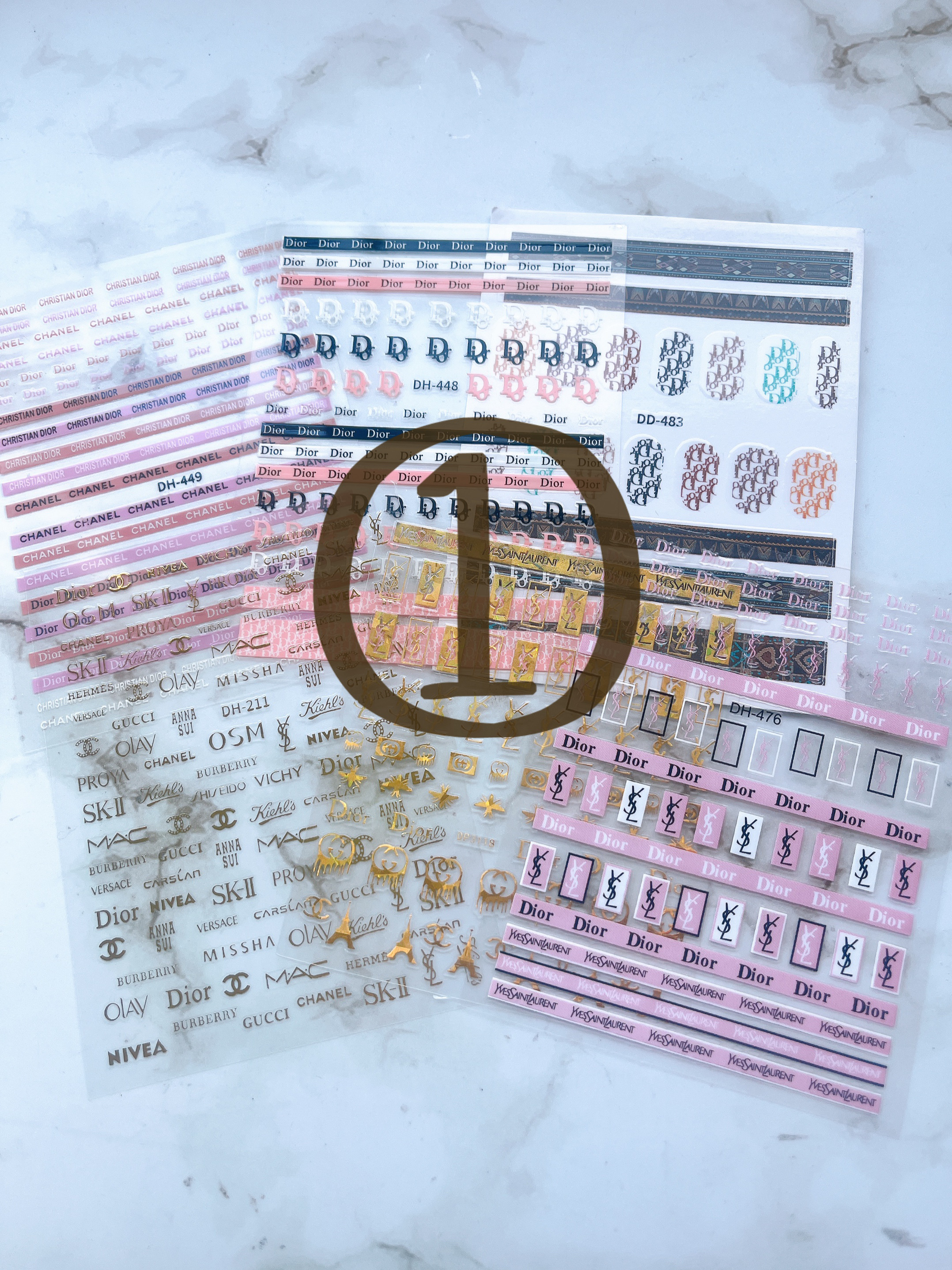 ネイルシール まとめ売りꒉ:)و ̑̑おまけ有⸜♡⸝ デコパーツ ♡ͯ♡ͦ♡ͯ  