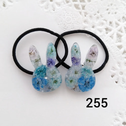 ヘアゴム レジン うさぎ ベビー キッズ ハンドメイド ドライ