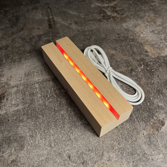 LED台座 コードレス 七色 光る 飾り台 LED スタンド 充電 ライトアップ