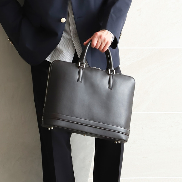 未使用級✨BLUE SINCERE ブルーシンシア トートバッグ 本革A4収納可 ブルー