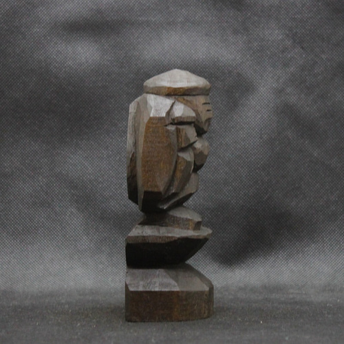 大黒天（14cm 着色 dk3556）仏像 円空仏 摸刻 木彫 彫刻 円空工房