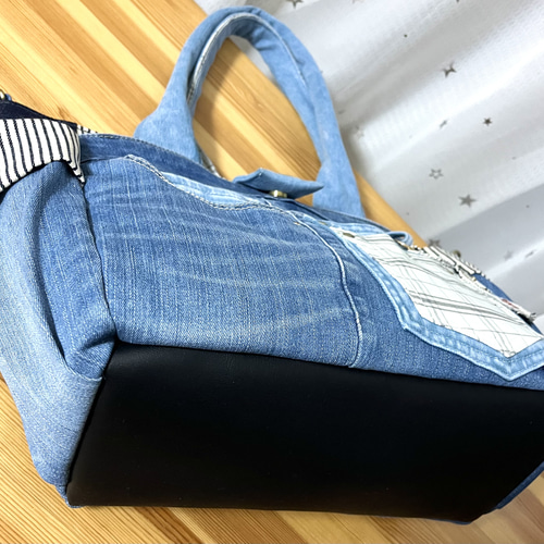 送料込み♡感謝価格♡大きめデニムリメイクバッグNo.307☆トートバッグ マザーズバッグ 旅行バッグ トートバッグ Shura 通販|Creema(クリーマ) 16160285 送料込み♡感謝価格♡大きめデニムリメイクバッグNo.307☆トートバッグ マザーズバッグ 旅行バッグ トートバッグ Shura 通販|Creema(クリーマ) 16160285