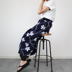 □30%off□着物リメイク○浴衣のフリル袖ワンピース・ロング