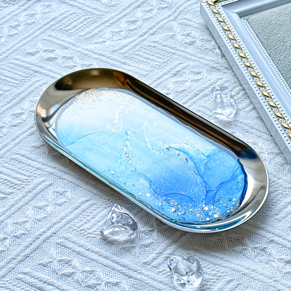 一枚板 レジンアート 海アート インテリア オーシャンアート 無垢