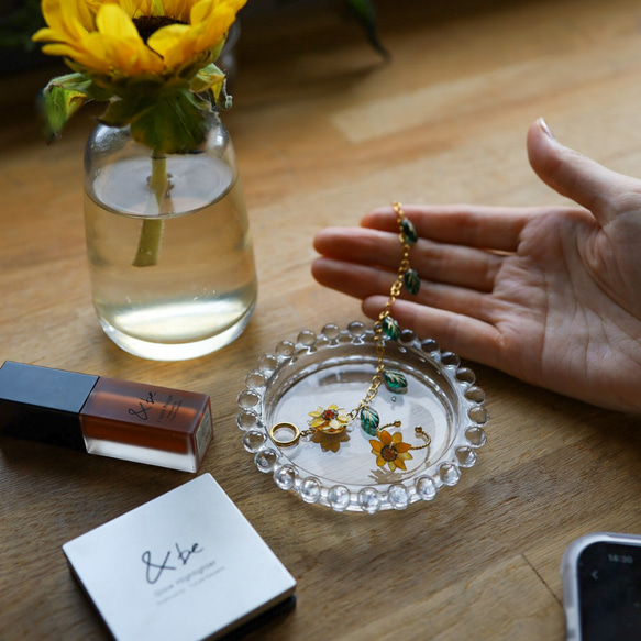 小號向日葵戒指，防過敏，手術不鏽鋼：戒指，向日葵，生日禮物，夏季 第9張的照片