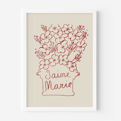 アンリ・マティス、花、北欧スタイルやシンプルモダンのインテリアにも