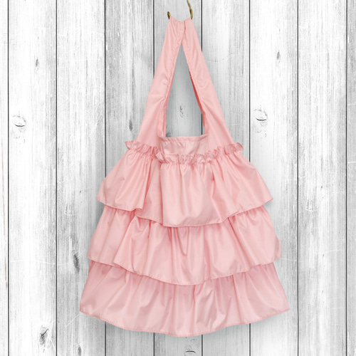 さえら◇アンリコ◇フリルたっぷり◇かごバッグ◇美品 メゾン ド フルール Maison de FLEUR メイズフリルハンドル