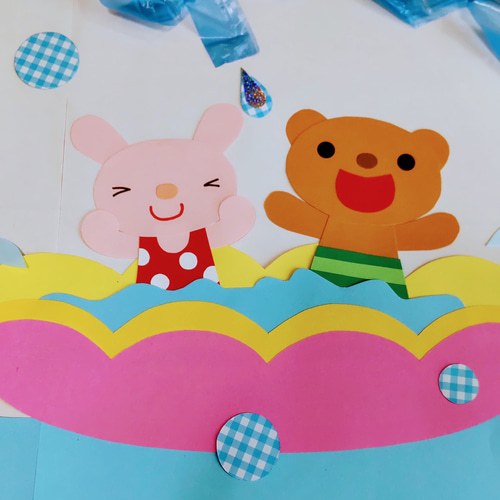 7月8月夏の壁面飾り】ぞうさんシャワー その他素材 Coo 通販
