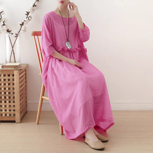 即納】ひらひらのフリルが大人の可愛さを作る♪サイドポケット付き