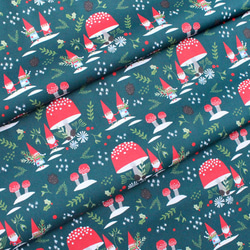 カットクロス Paintbrush Studio Fabrics Gnome Noel Gnome Village GR 5枚目の画像