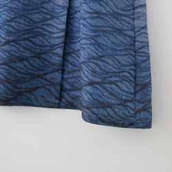 波の音が聞こえそうな海デザイン♪ボタニカル刺繍の清涼ワンピース   we-353 14枚目の画像