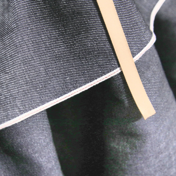 【デニム】3段フリルハイウエストスカート　　　SKT-0002DN 