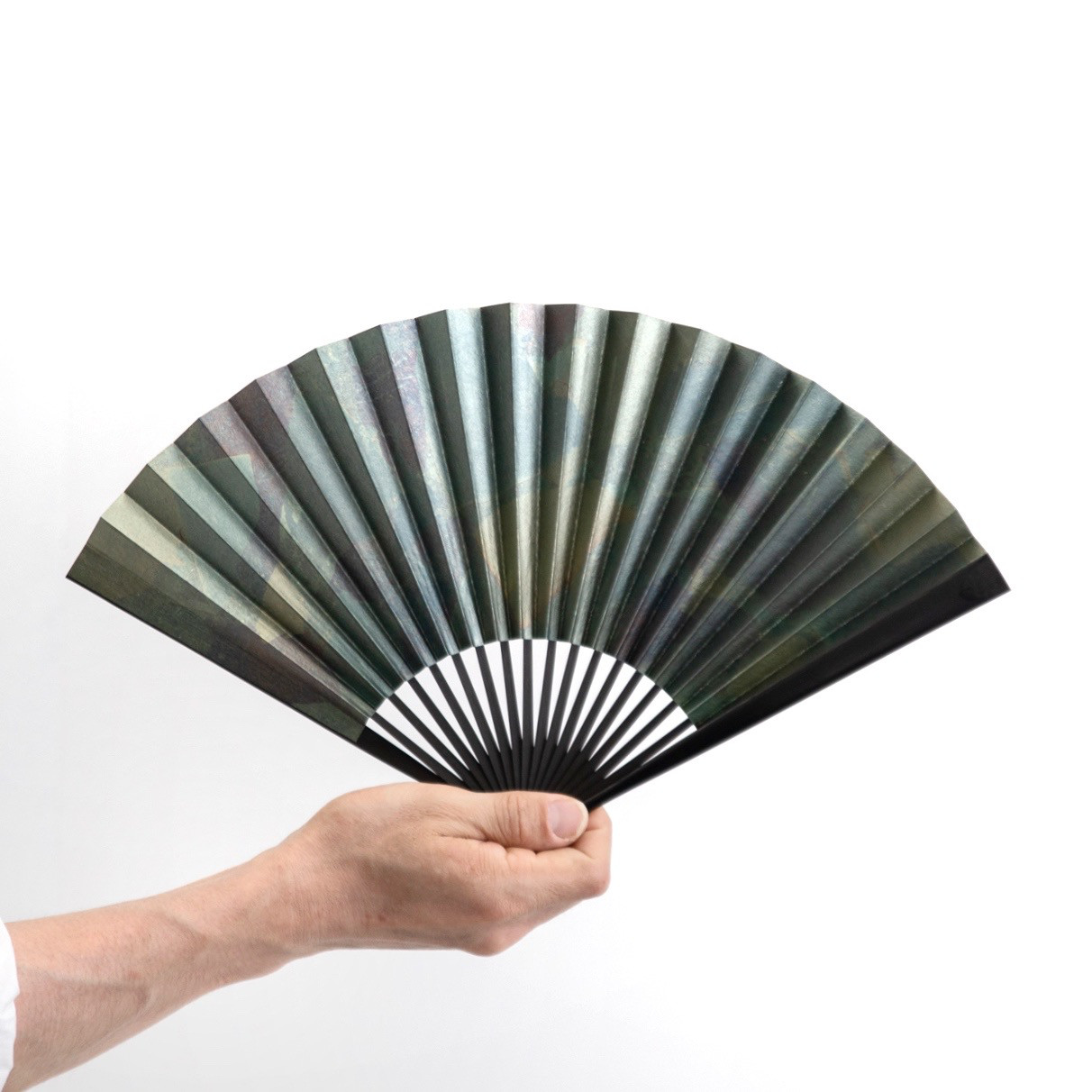 京扇子　燻　pattern斑 #2